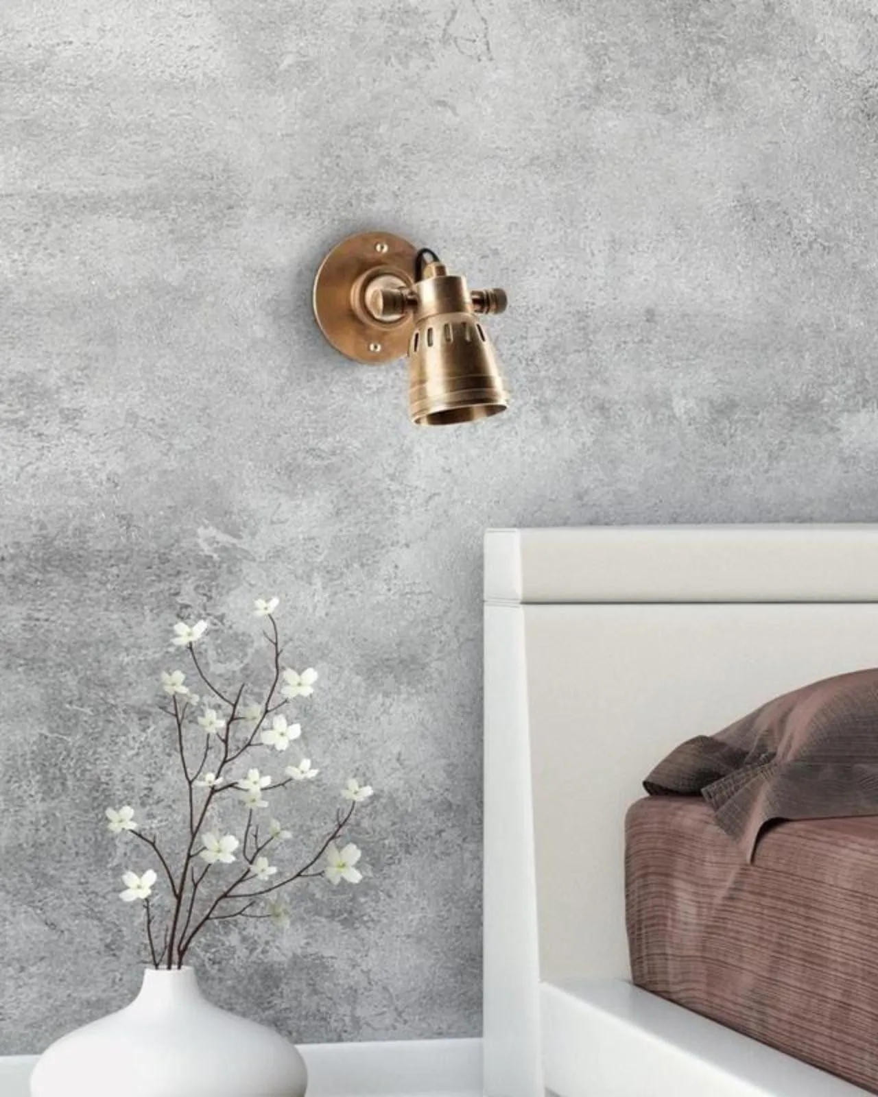 Small Industrial Reading Light | Assorted Finishes