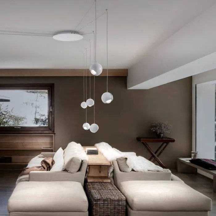 Spider Single Spotlight In 4 Fabulous Metal Finishes