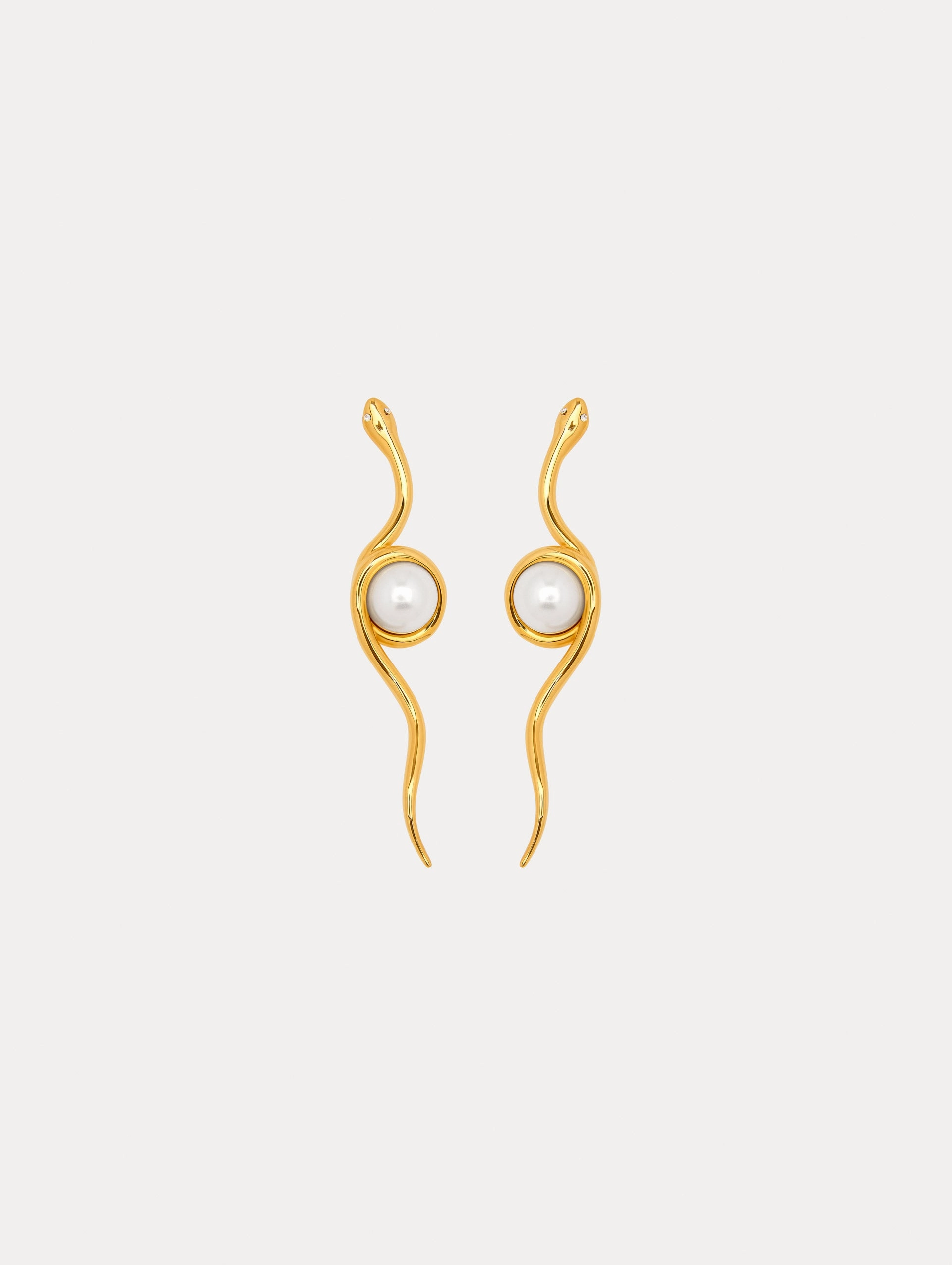 Spiral Snake Earrings