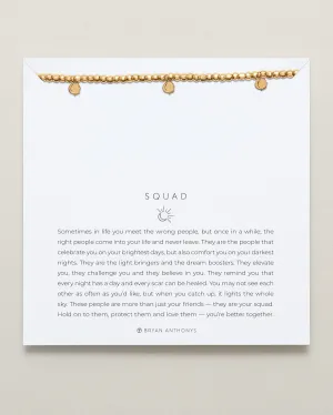 Squad Beaded Icon Bracelet