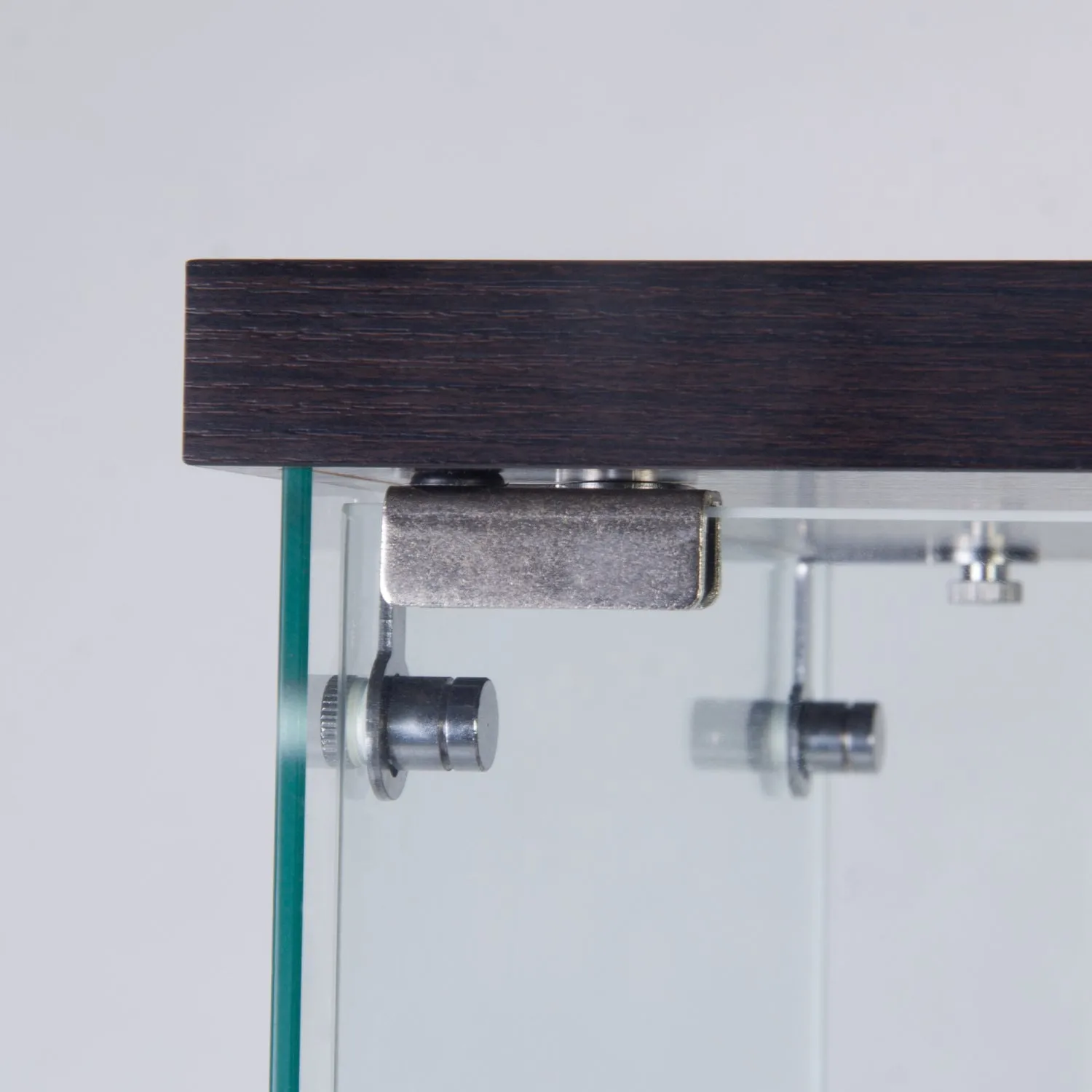 Streamdale LED Strip Light Glass Display Cabinet - Black
