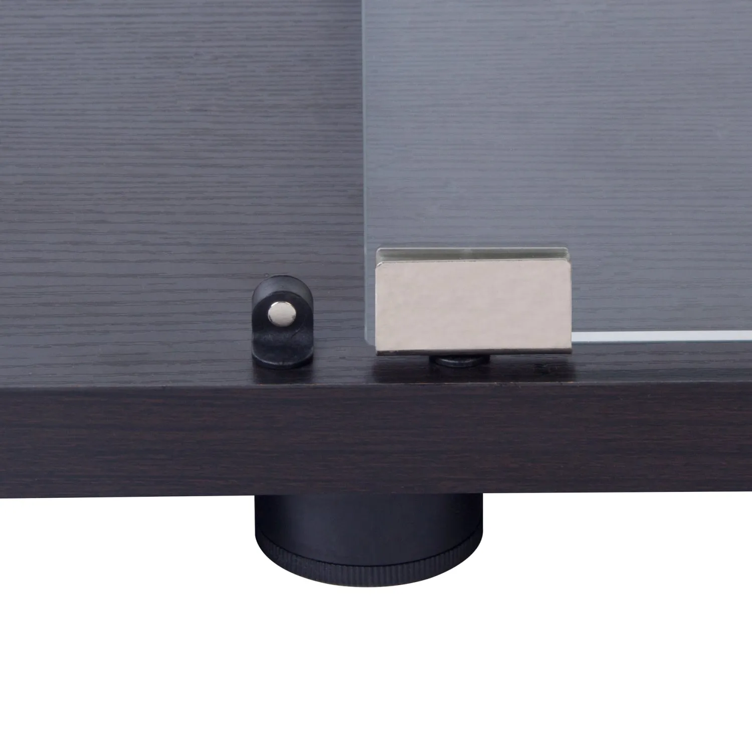 Streamdale LED Strip Light Glass Display Cabinet - Black