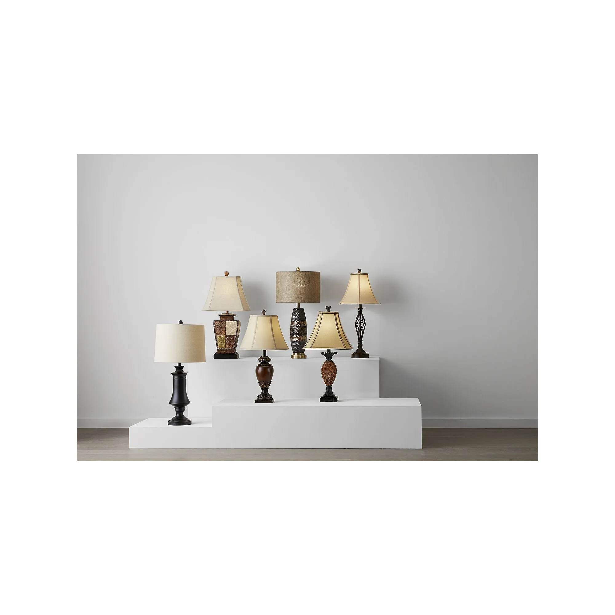 Stylecraft 28.5" Barclay Table Lamp - DK BROWN ONE SIZE
