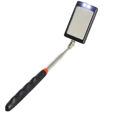 Super Action Inspection Square Mirror With LED light | Model : MIRROR-LED-S