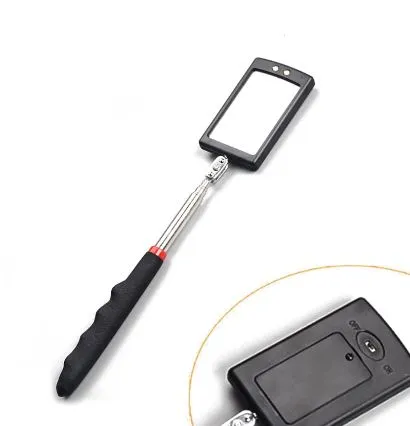 Super Action Inspection Square Mirror With LED light | Model : MIRROR-LED-S
