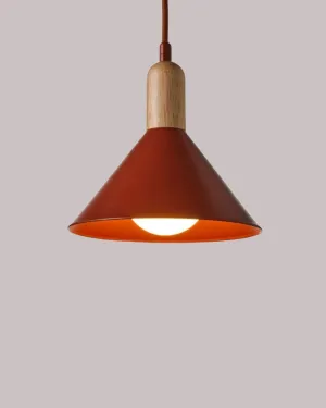 Terracotta Handmade Conical Pendant
