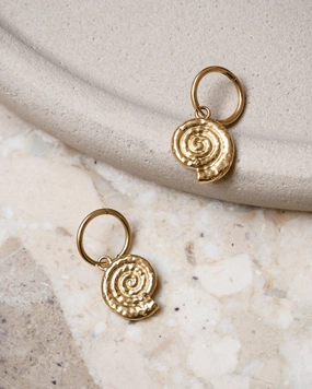 TILTIL Single Hoop Goldplated Spiral