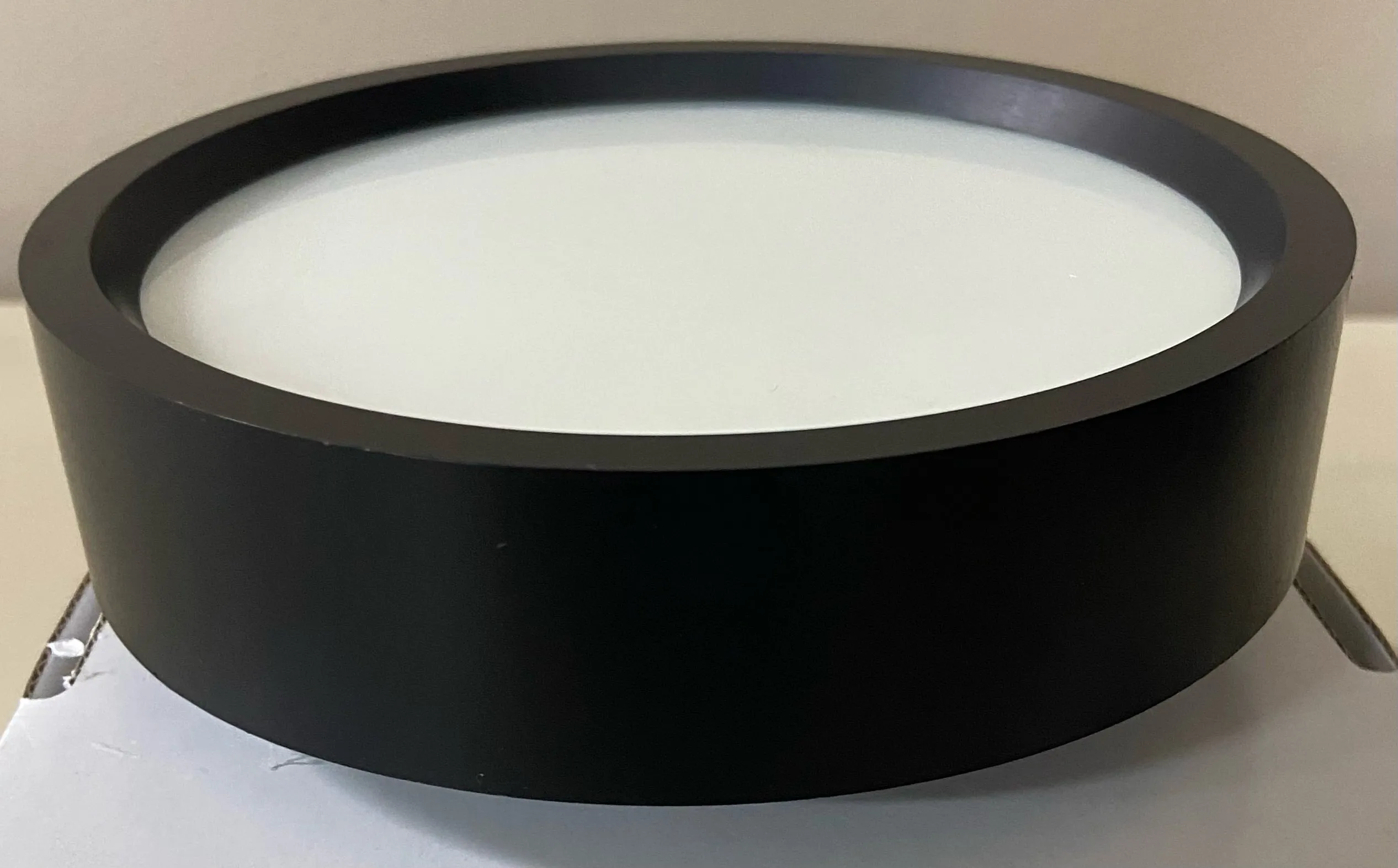Trans Globe LED-30031 BK LED Disk Light in Black Finish - also available white and silver