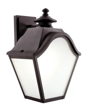 Trans Globe Lighting 5811 BK One Light Outdoor Wall Lantern in Black Finish