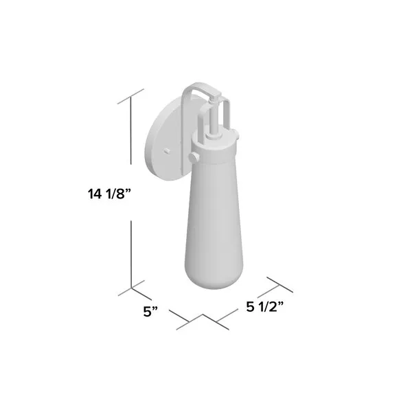 Trent Austin Design Alguno One Light Bath Wall Sconce in Brushed Nickel Finish