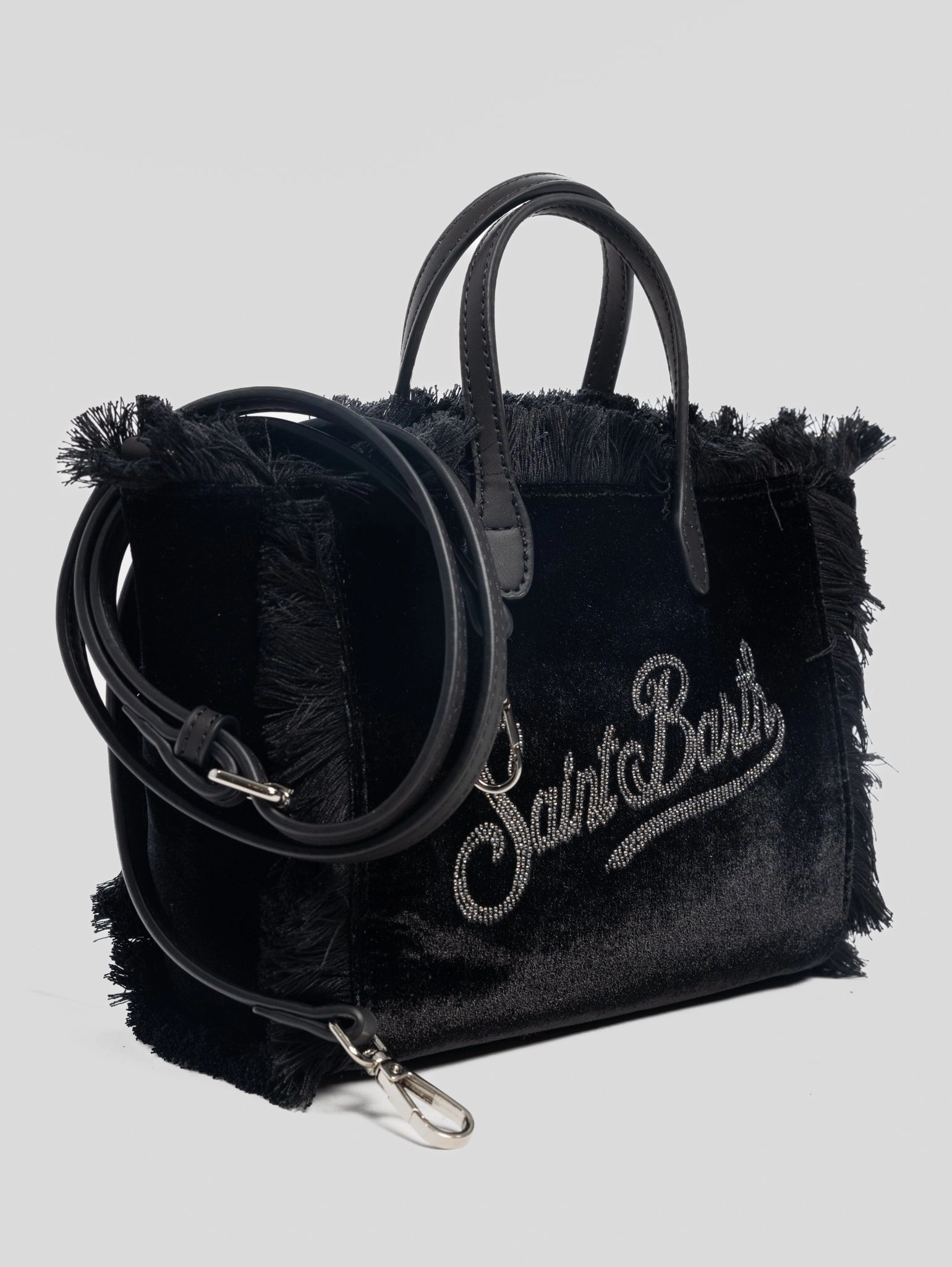 Vanity Mini Bag in Black Ciniglia