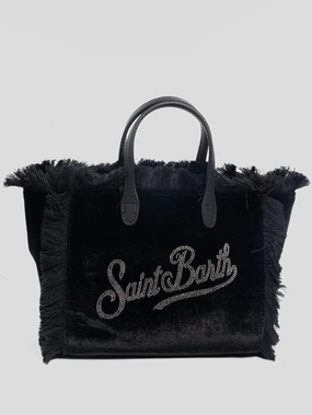 Vanity Mini Bag in Black Ciniglia